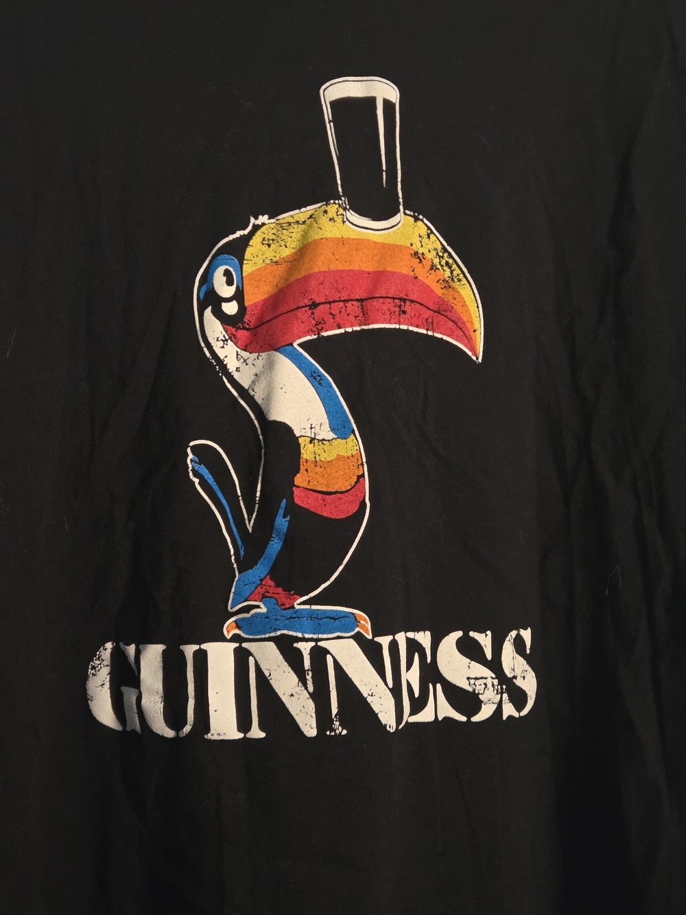 GUINNESS toucan black short sleeve